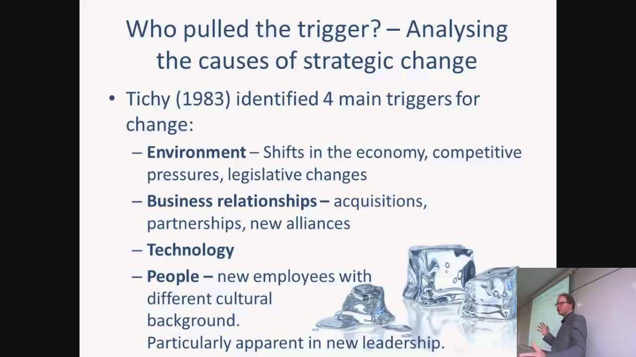 Strategic Change Management: Organisational aspects