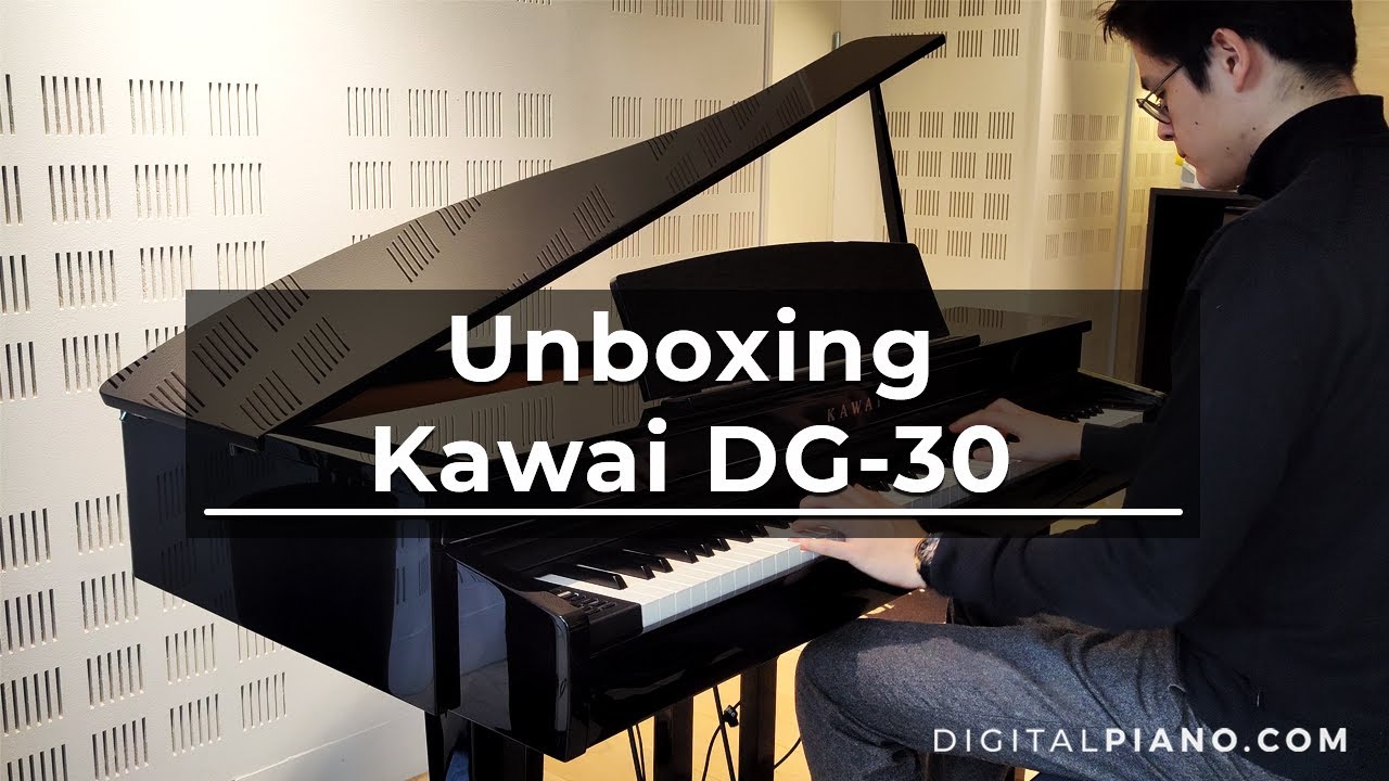 Unboxing and assembly of Kawai DG-30 | Digitalpiano.com
