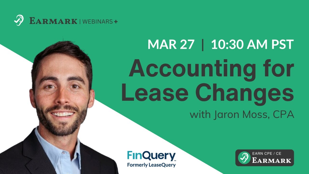 Accounting for Lease Changes