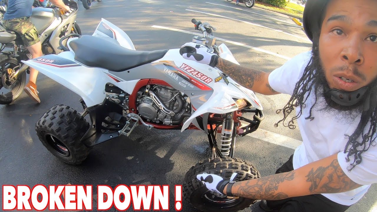 MANNY'S BIKE BROKE DOWN IN MIAMI ! (AGAIN) | BRAAP VLOGS