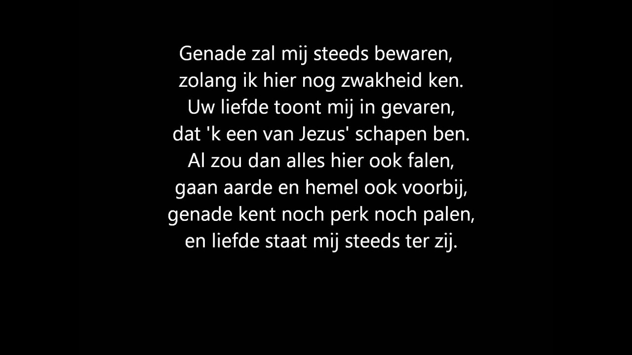 Geestelijke Liederen Lied 88, In uw genade wil ik roemen.wmv