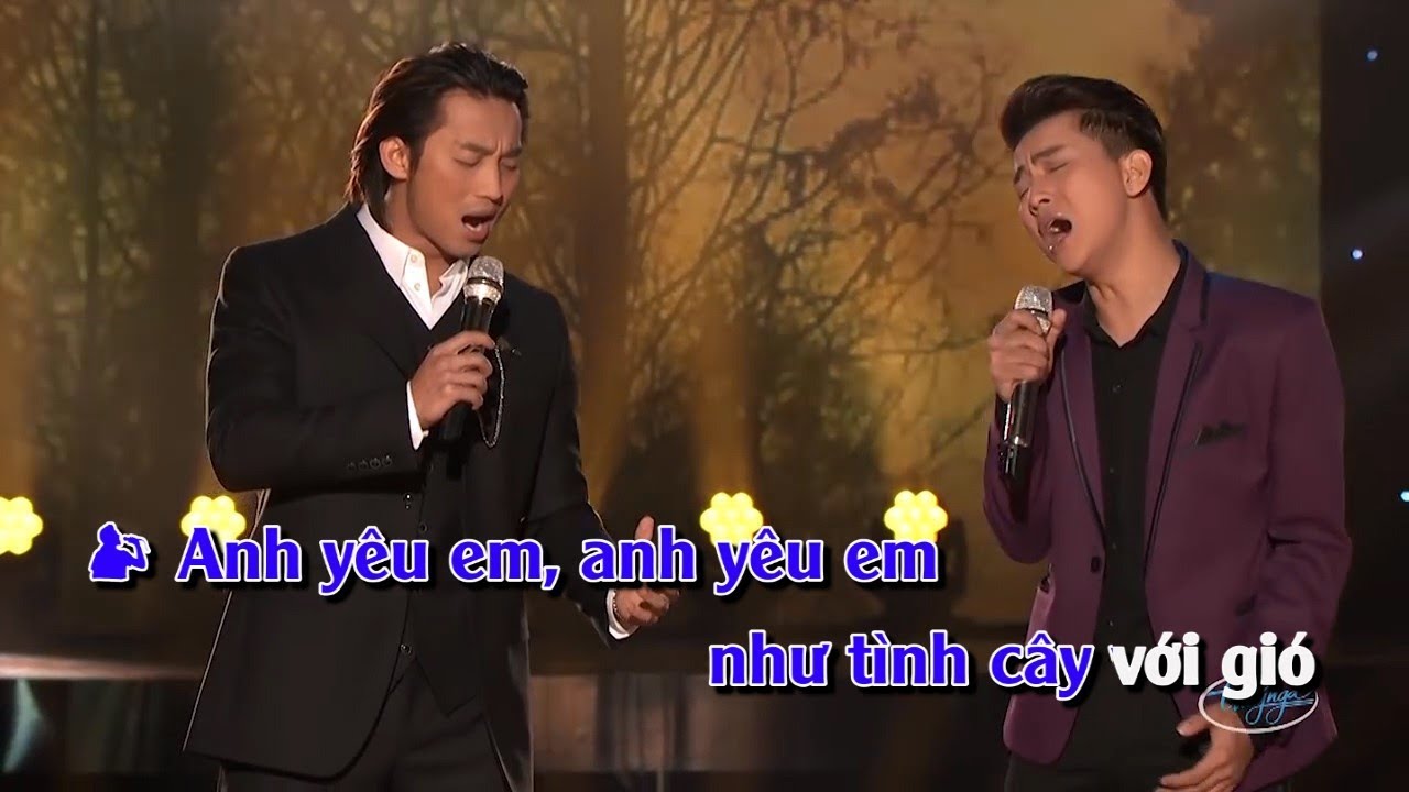 KARAOKE Yêu em vào cõi chết - Hoài Lâm ft Đan Nguyên ( bản chuẩn)