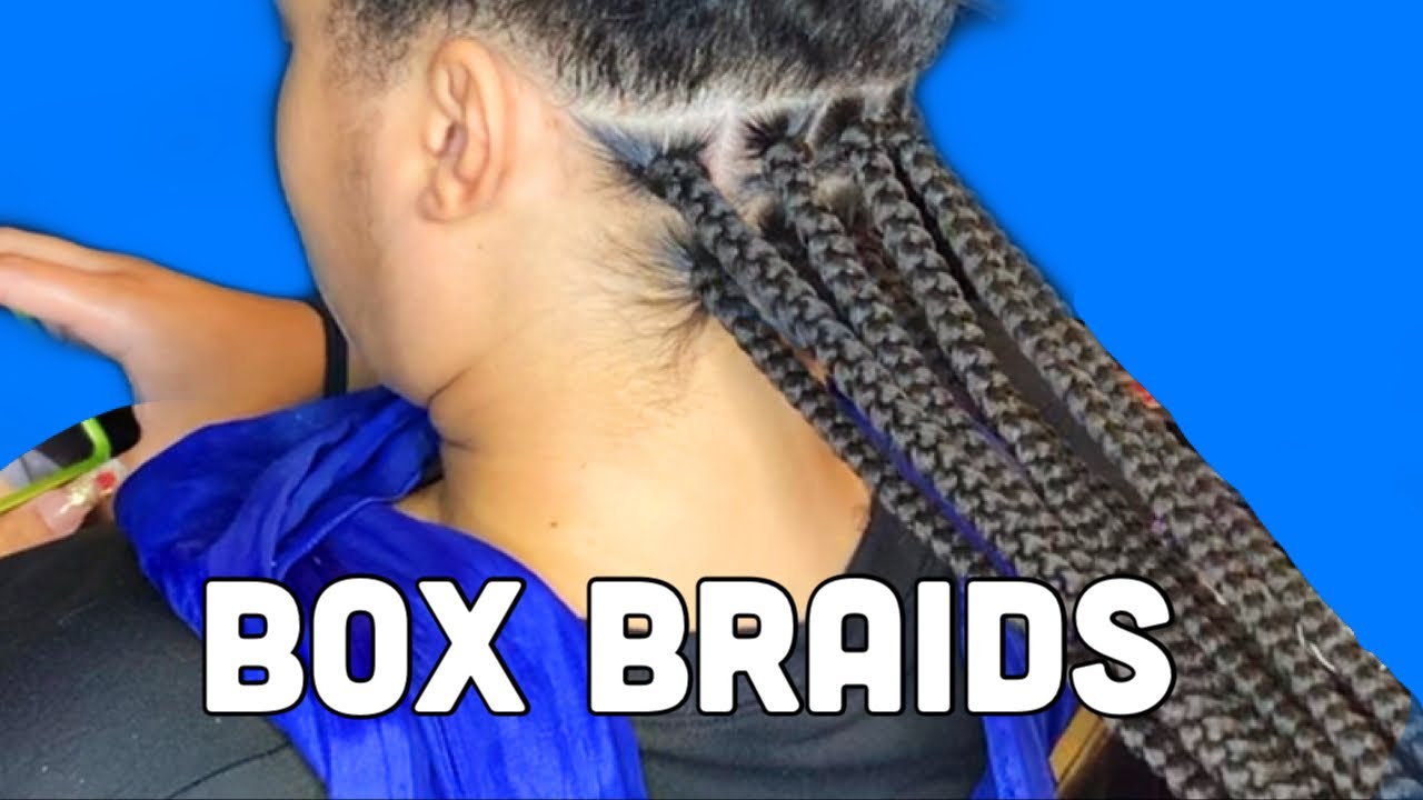 Traditional Medium Box Braids | Neat Box Braids