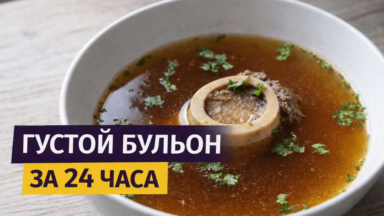 Секрет густого коллагенового бульона за 24 часа
