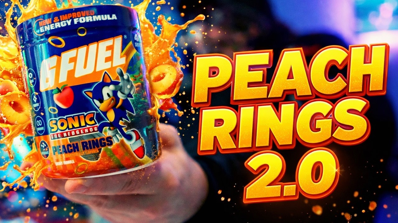 Новый GFUEL 2.0 со вкусом персиковых колец&hellip; Без мела и с чистой ностальгией 🍑