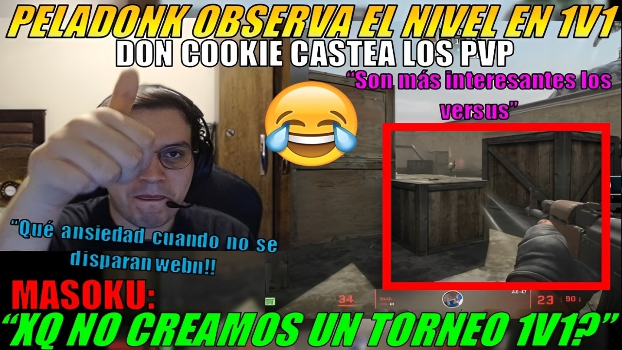 🔥MATTHEW observa el NIVEL de lo 1v1 de CS 2 Con CAST  de DonCOOKIE INCLUIDO🔥