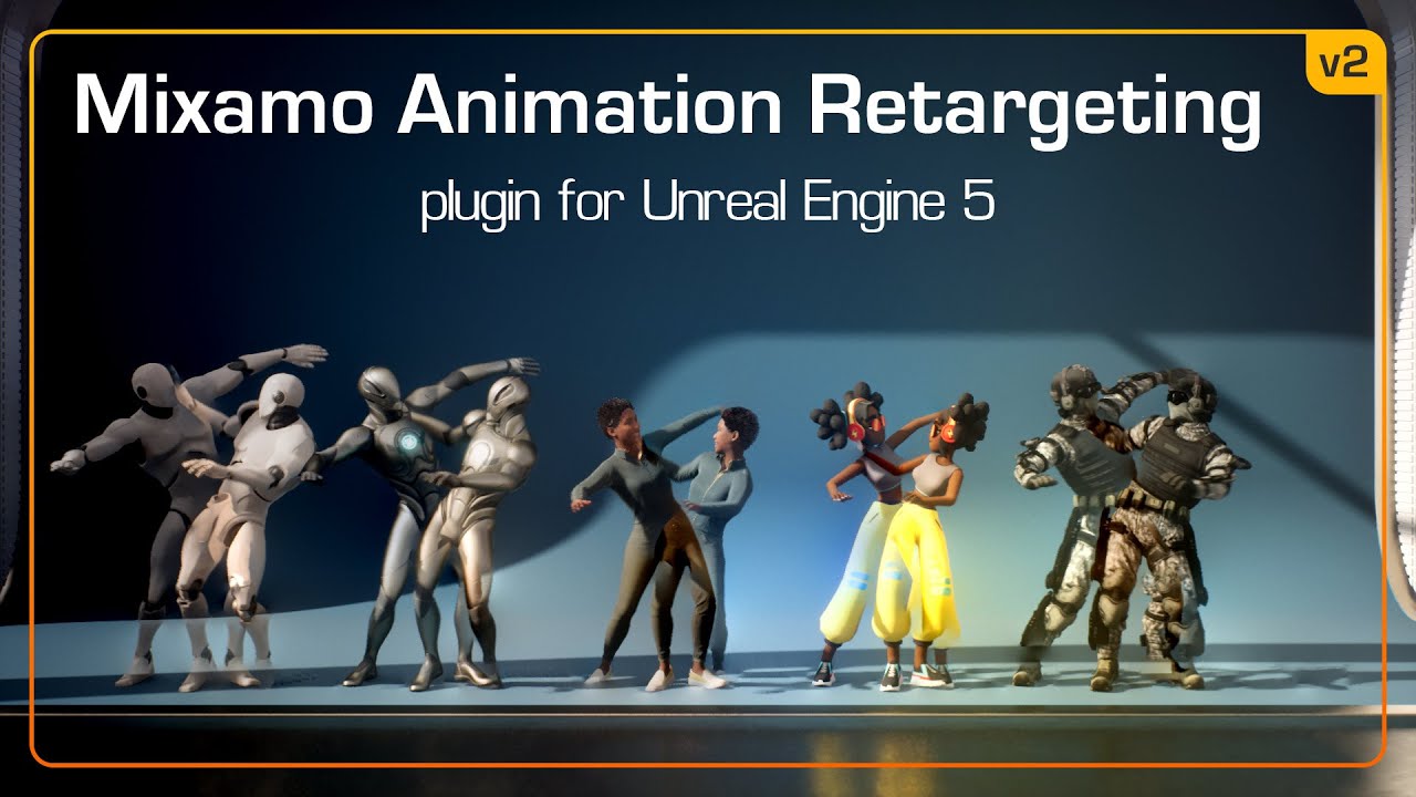 Mixamo Animation Retargeting 2 - Teaser - for Unreal Engine 5 and MetaHuman