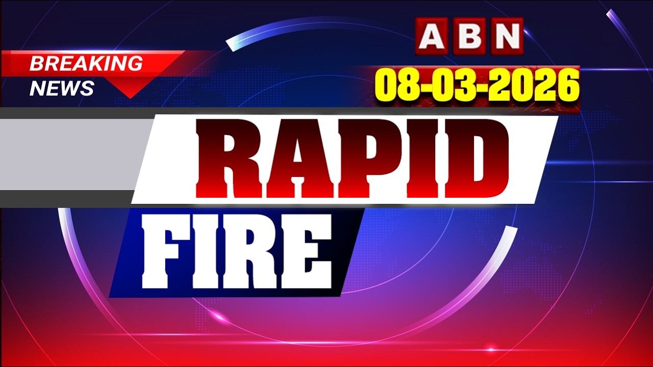 RAPID FIRE | 60 Head Lines | 08-03-2026 | ABN Telugu