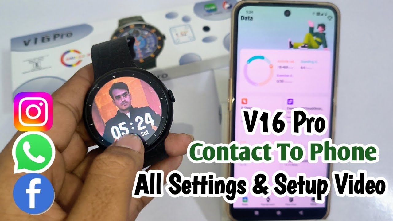 V16 pro smart watch connect to phone|v16 pro smart watch wallpaper change