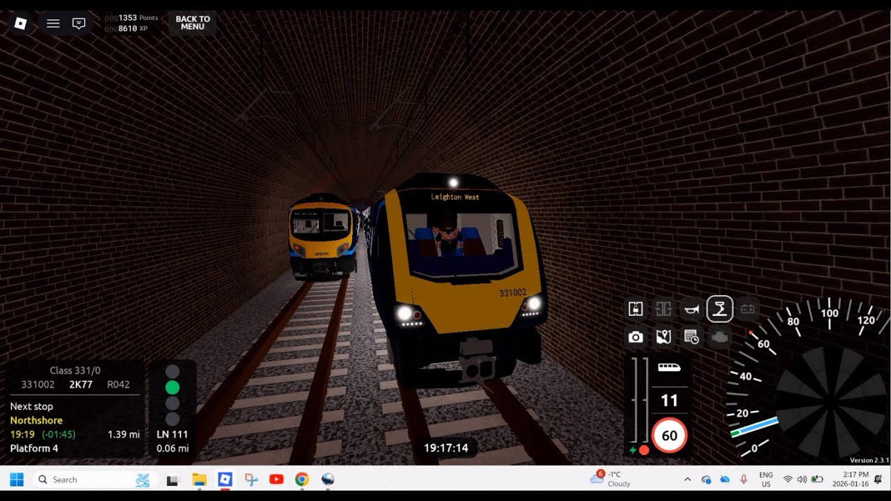 SCR - Roblox - Video 313 - Version 2.3.1 - Class 331/0 - Connect (331002) 🛣🚇