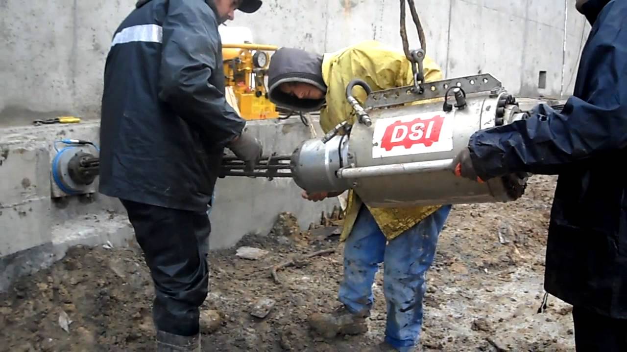 ADD BETON : Précontrainte à barres DSI