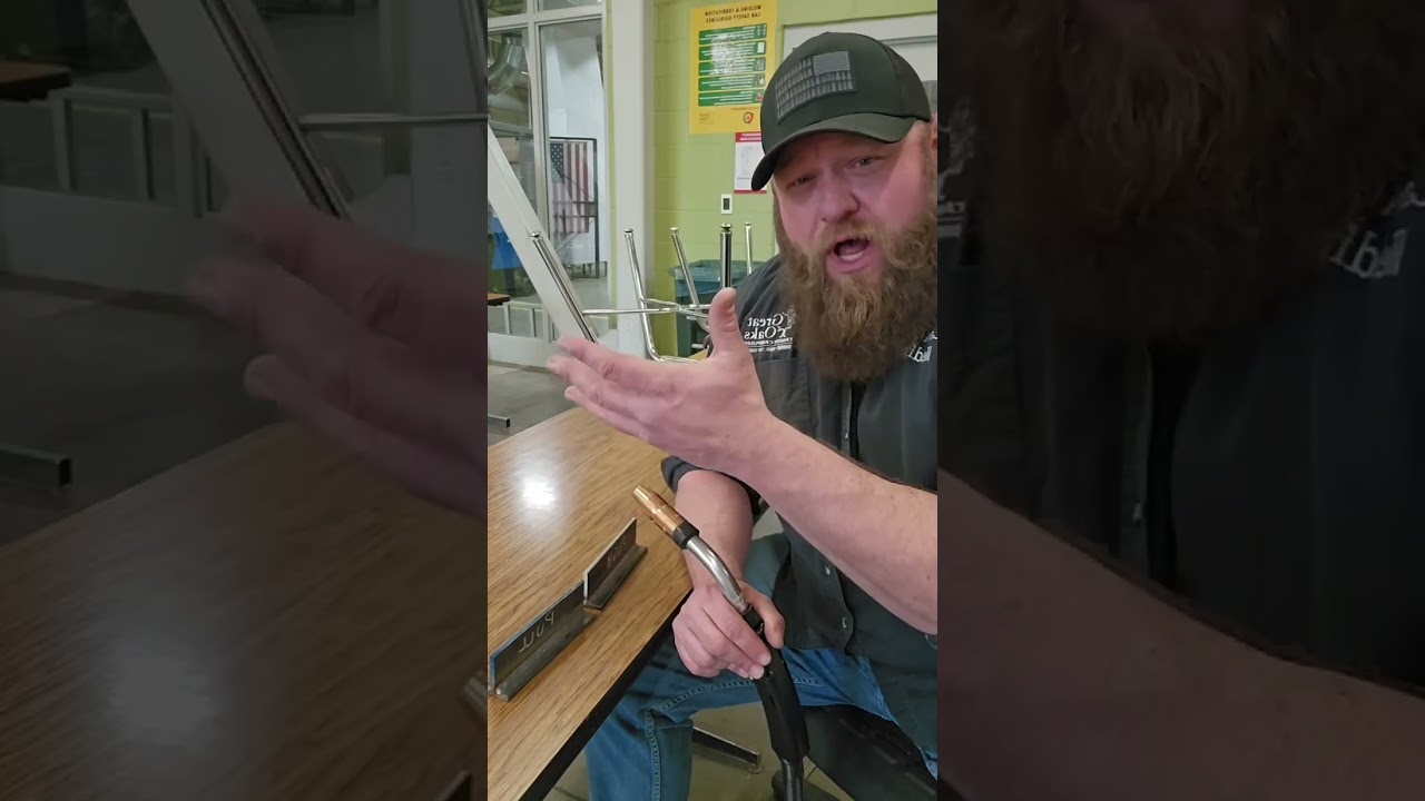 Should you PUSH or PULL your MIG weld? Repost from @wolfe_cte(TikTok) #yeswelder #welding #weld
