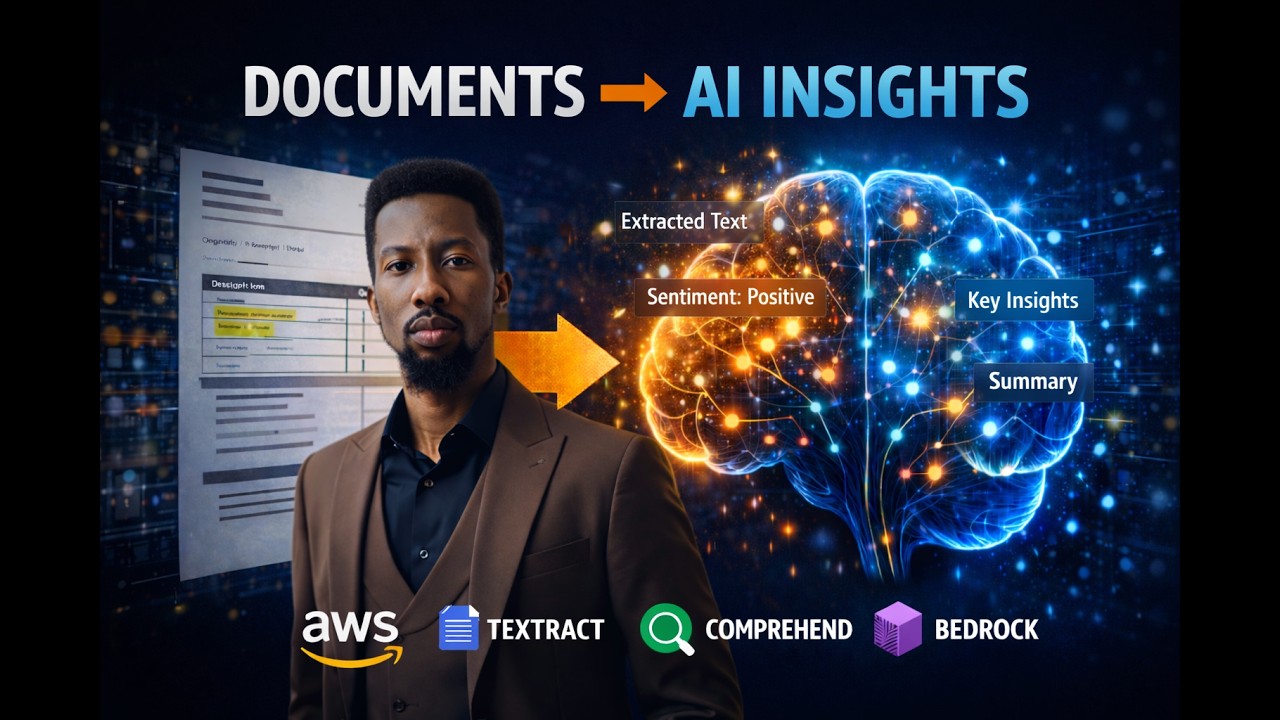 AWS Beginner's Project: Building Intelligent AI Workflows on AWS: Textract, Comprehend & Bedrock.