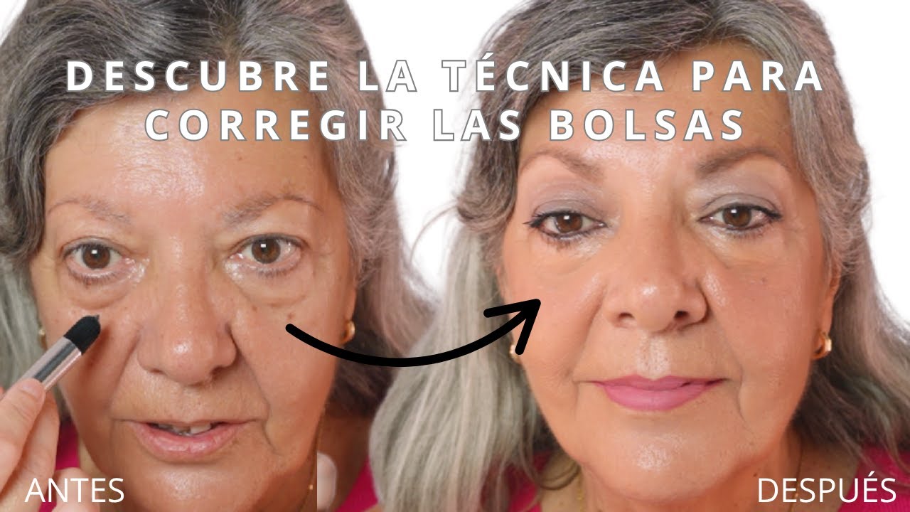 CÓMO ELIMINAR BOLSAS CON MAQUILLAJE y Piel Madura en Directo, con Mi Madre