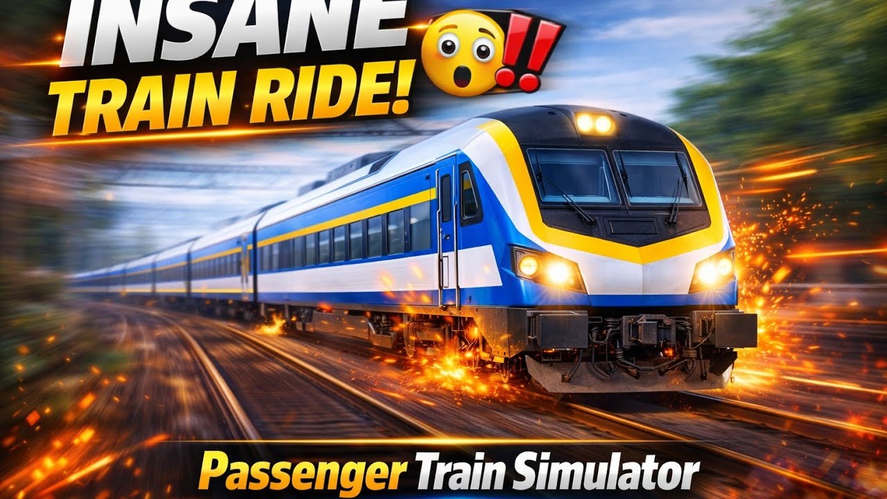 A huge goods train simulator 