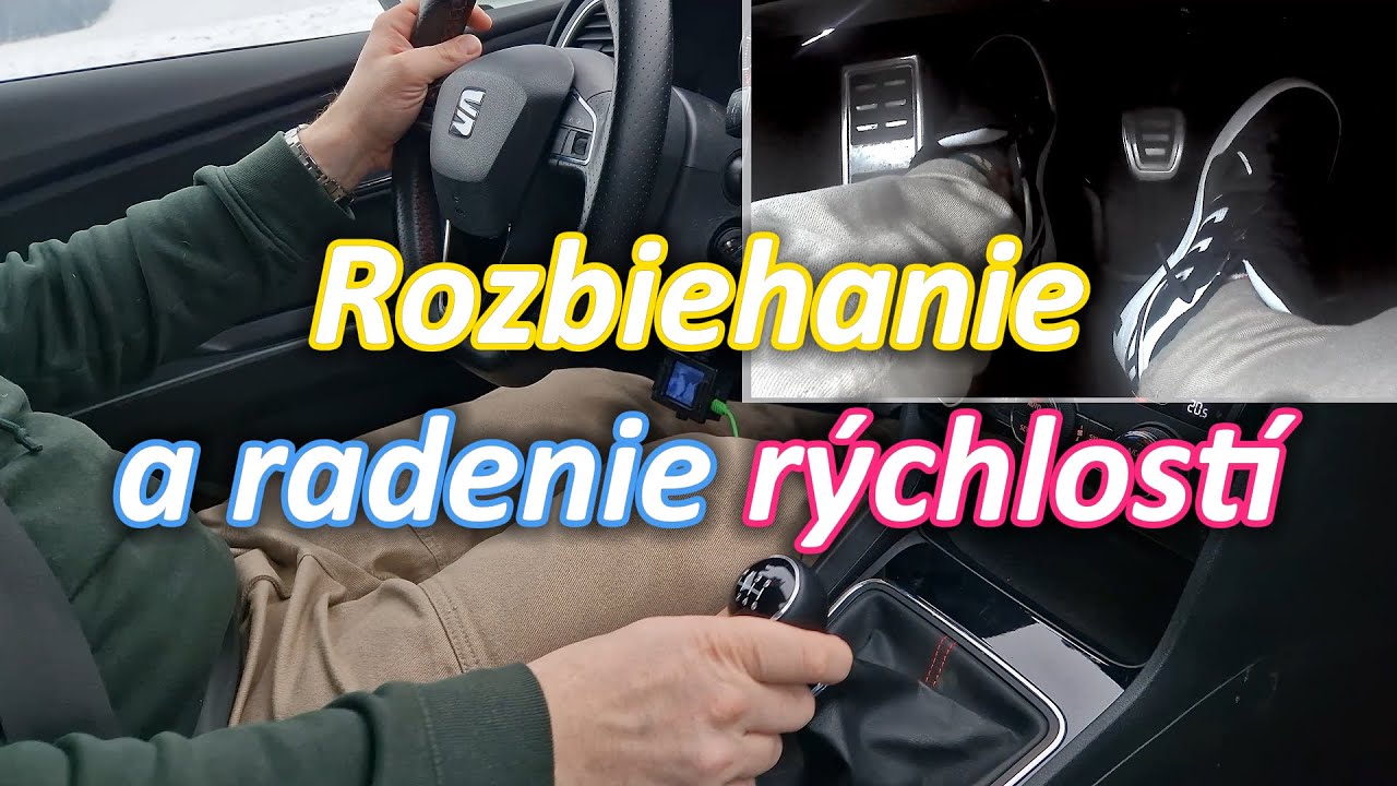 Rozbiehanie a radenie rýchlostí autoškola FUN