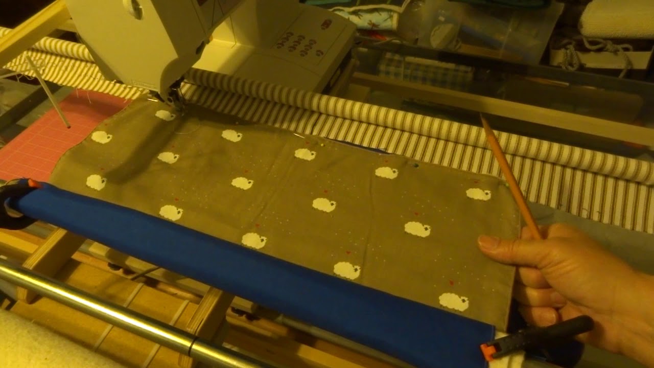 DIY Quilting Machine DEMO  (I.T.S. 12)