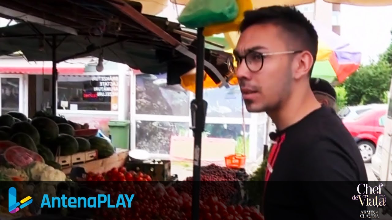 Armin Nicoară, gospodarul casei! Cum s-a descurcat artistul la piață | Chef de Viață
