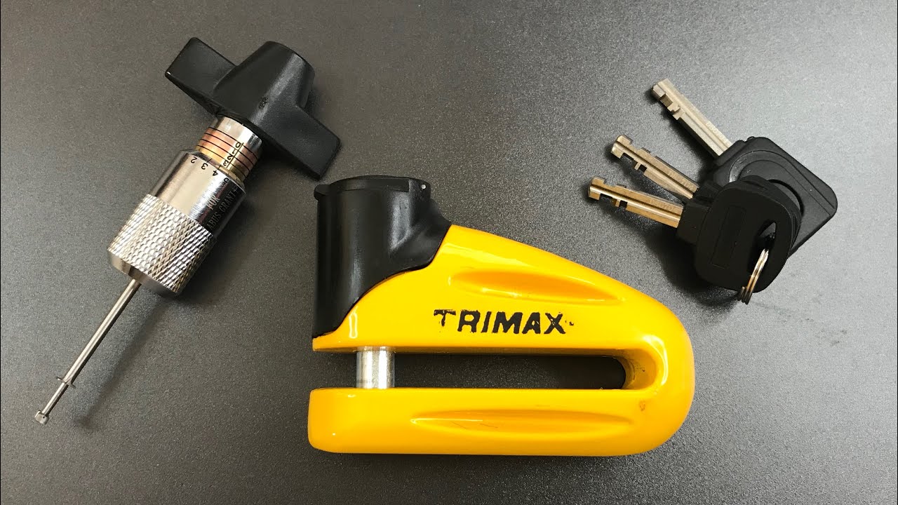 [622] TriMax Motorcycle Disc Brake Lock Picked (Model T665)