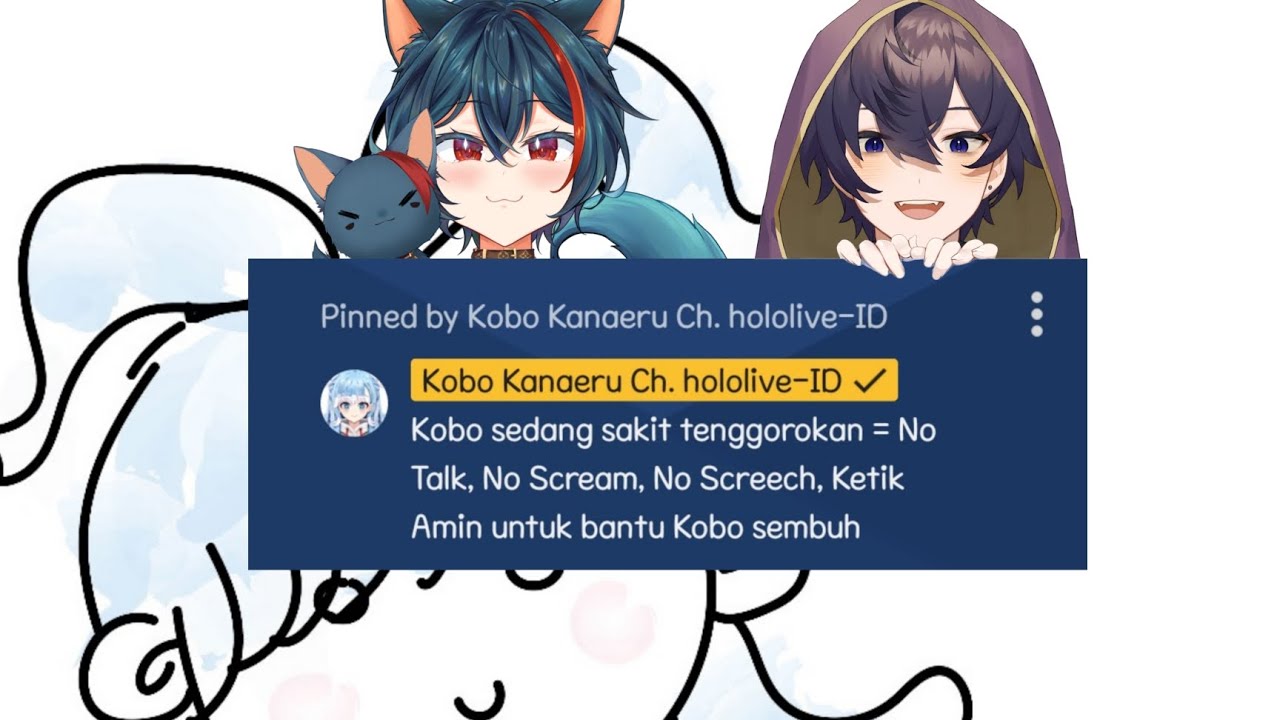 Kobo trying her best welcoming Merry and Shoto's even though her throat was sore