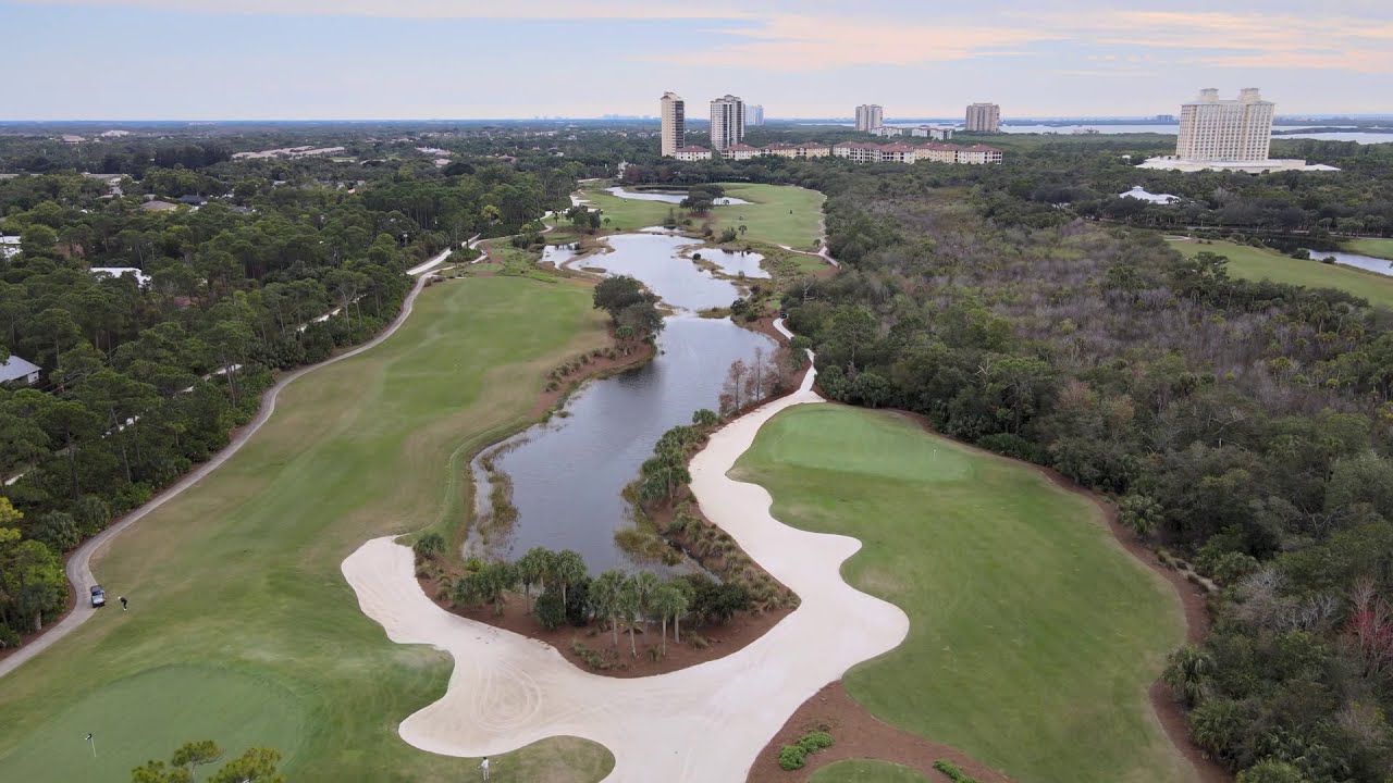 Raptor Bay golf course flyover, Estero, Florida. 🏌️