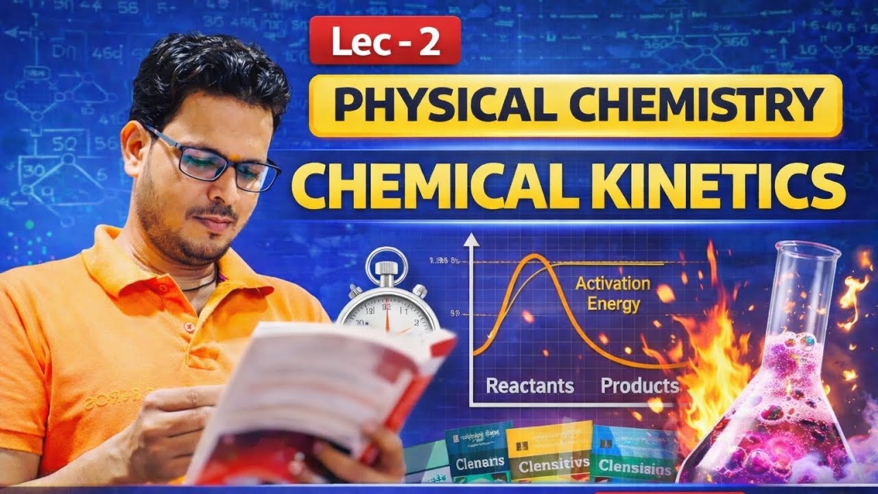 Chemical Kinetics Lec-2 | Class 12 Physical Chemistry | CBSE ICSE UP | JEE NEET CUET