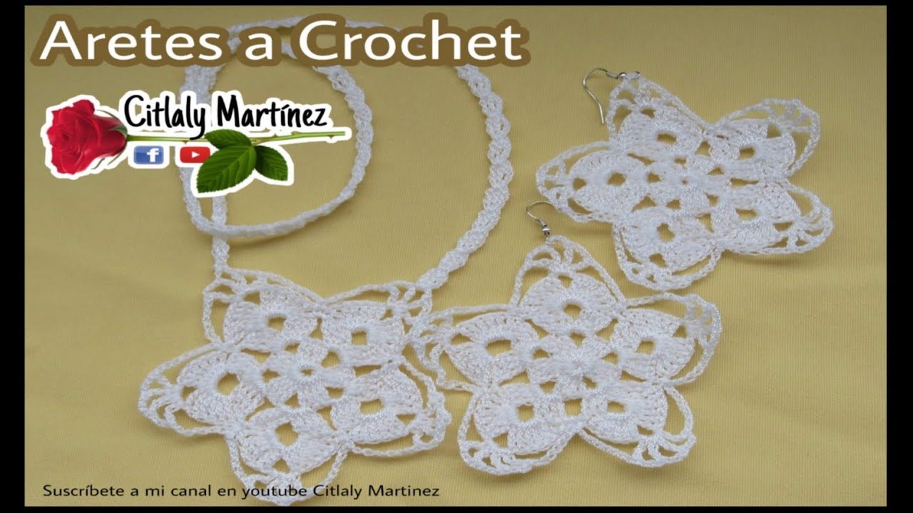 Aretes a Crochet |Diseño 3