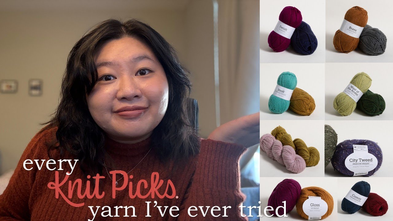 reviewing every knit picks / wecrochet yarn I've ever tried - and why I love Swish!