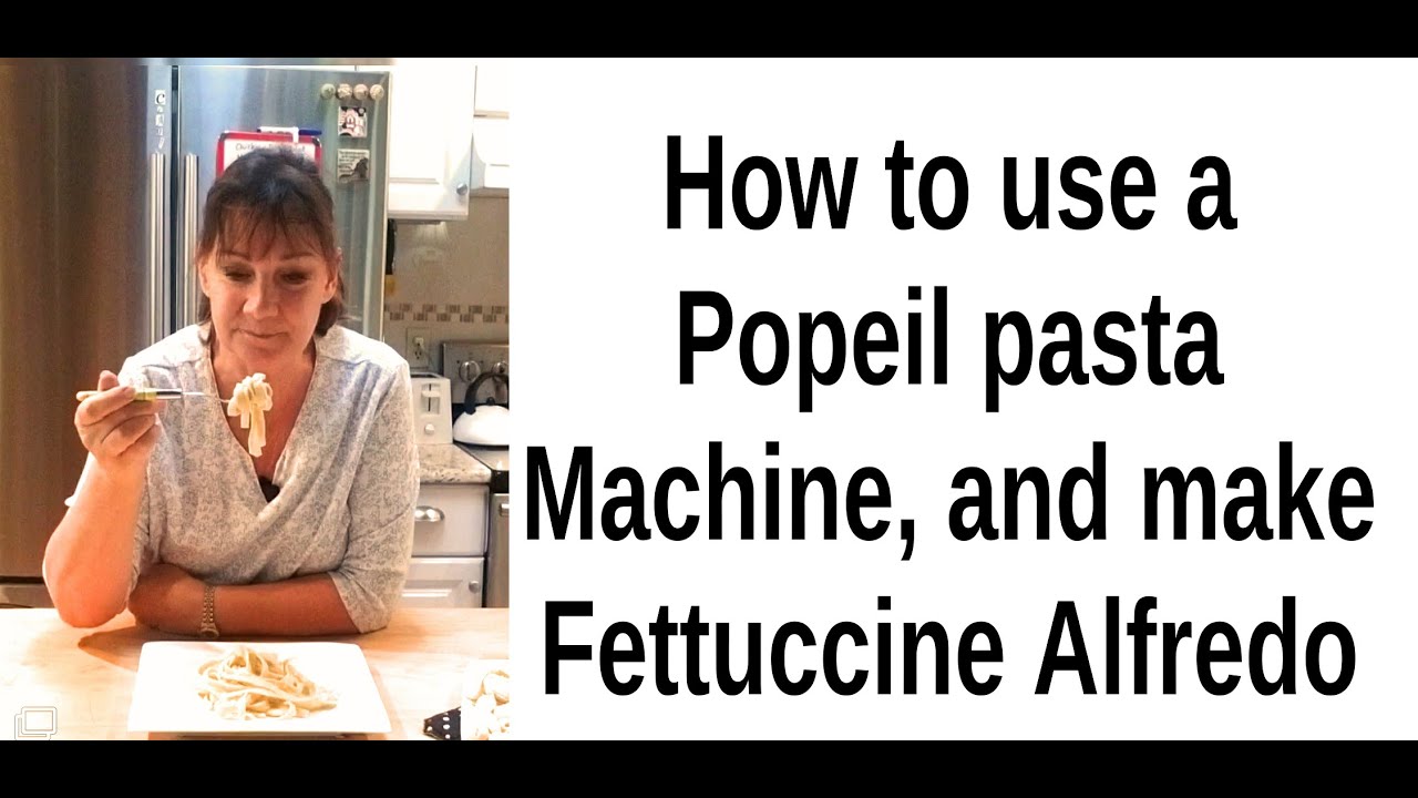 How to make REAL Italian Pasta using a Popeil Pasta Machine