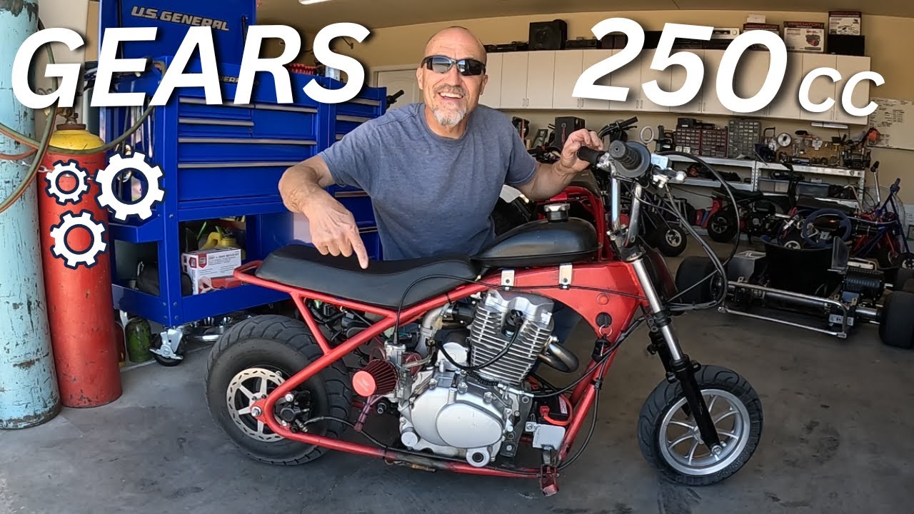 Motovox mini bike with a dirt bike engine gets faster!