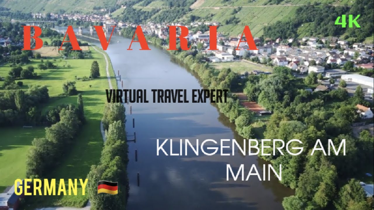 Klingenberg am main 4K Drone, Bavaria, Germany