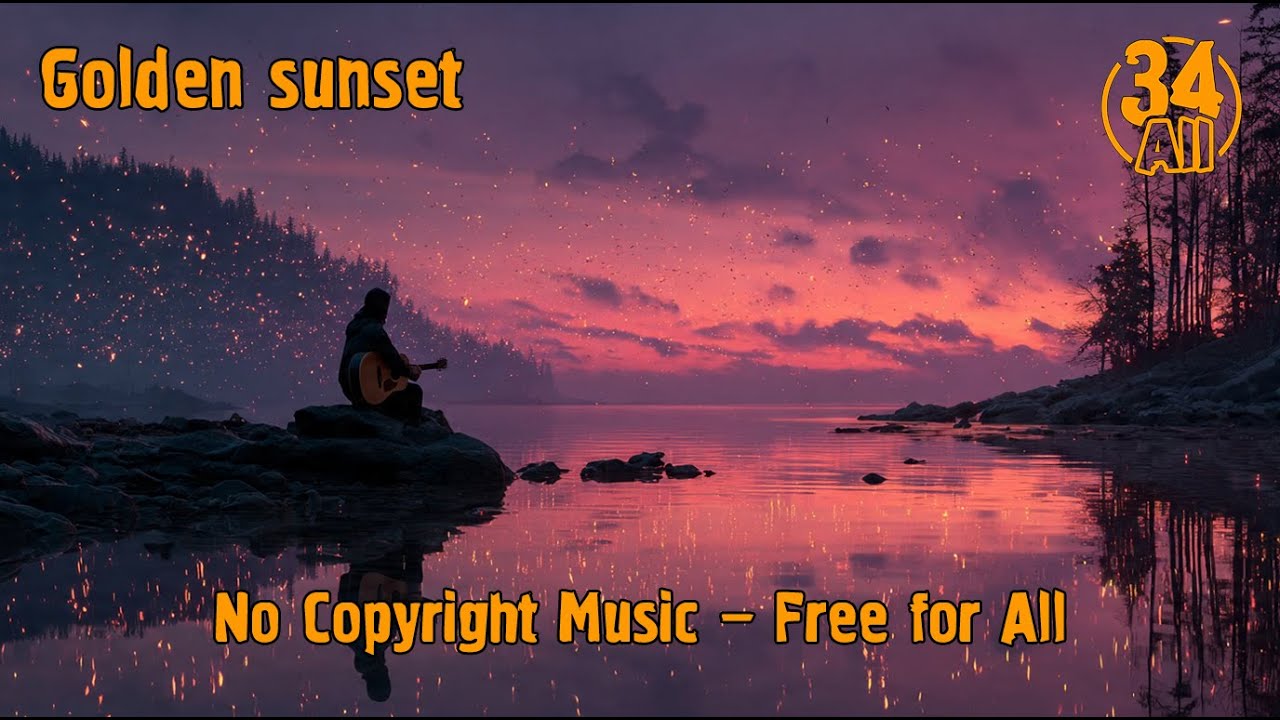 Royalty Free Meditation Music. Golden Sunset | 34All