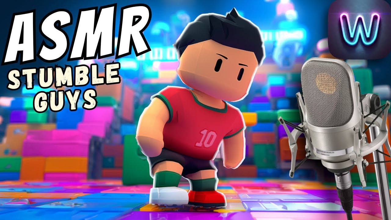 ASMR Stumble Guys - Stress Relief with Soft Whispers
