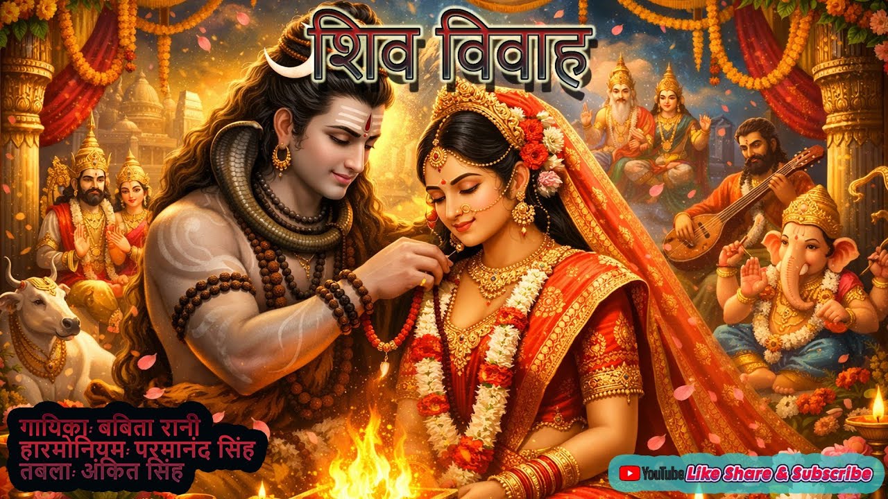 चंद्रमुखी सन गौरी हमर छथिन|मैथिली शिव विवाह गीत|शिव विवाह गीत