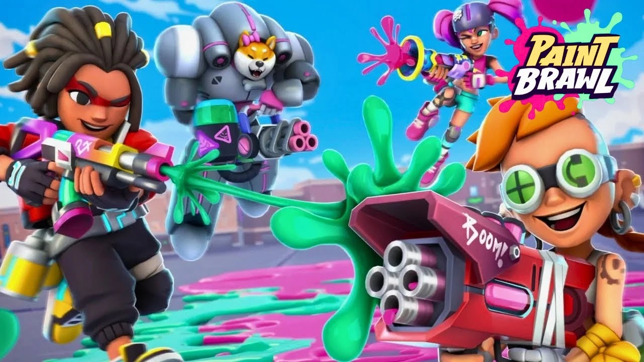 Paint Brawl: Colour of War Gameplay Walkthrough - Android