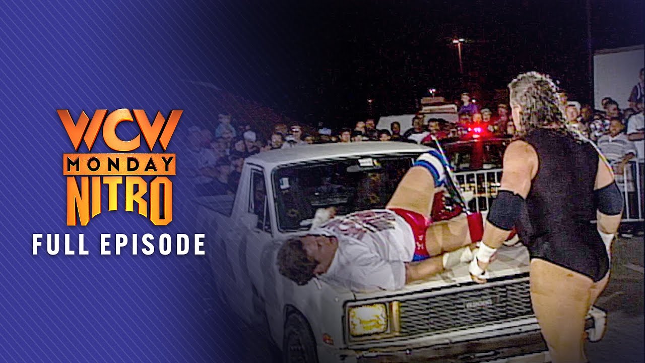 FULL EPISODE: Regal & Finlay in Parking Lot Brawl, Giant vs. Flair: WCW Monday Nitro, April 29, 1996