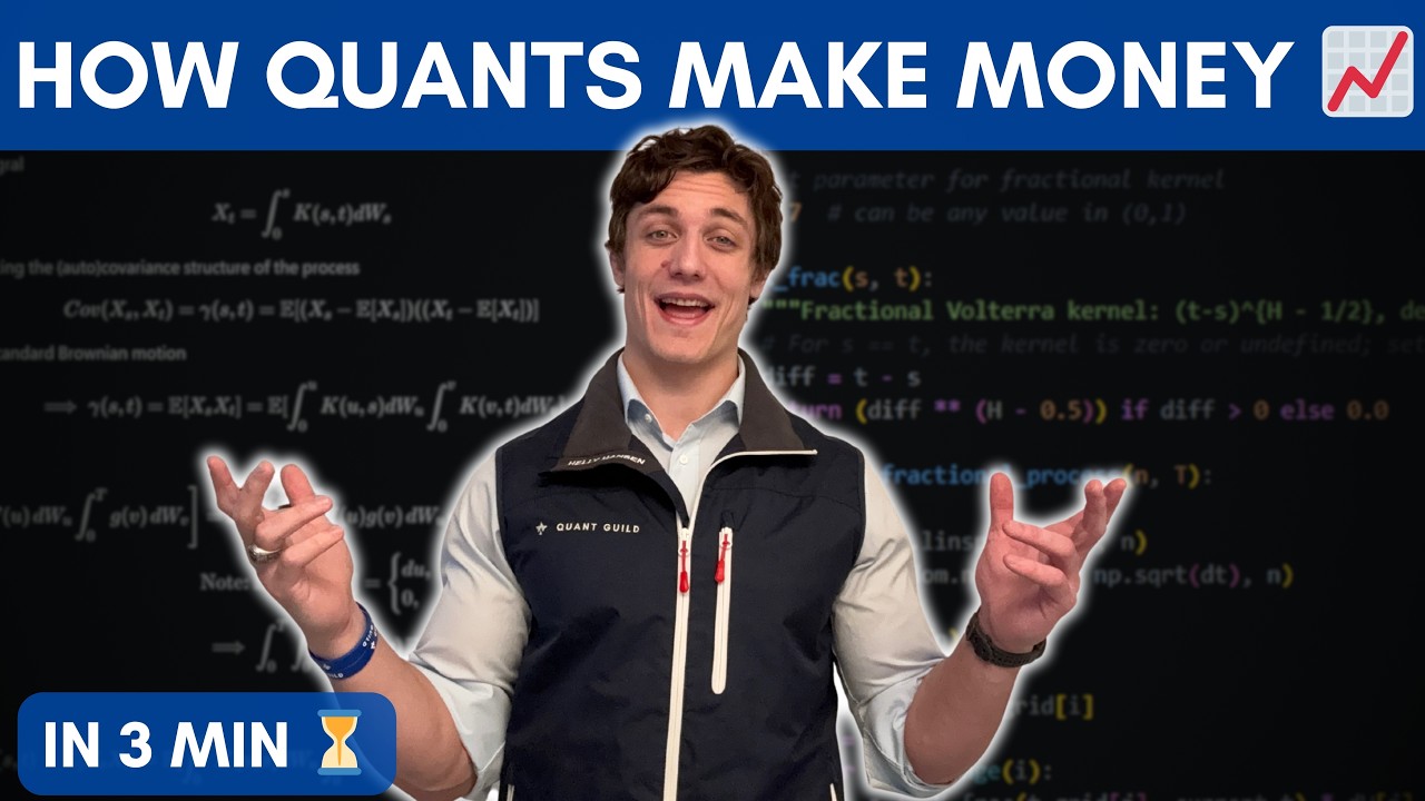 Quantitative Finanzwissenschaft in 3 Minuten
