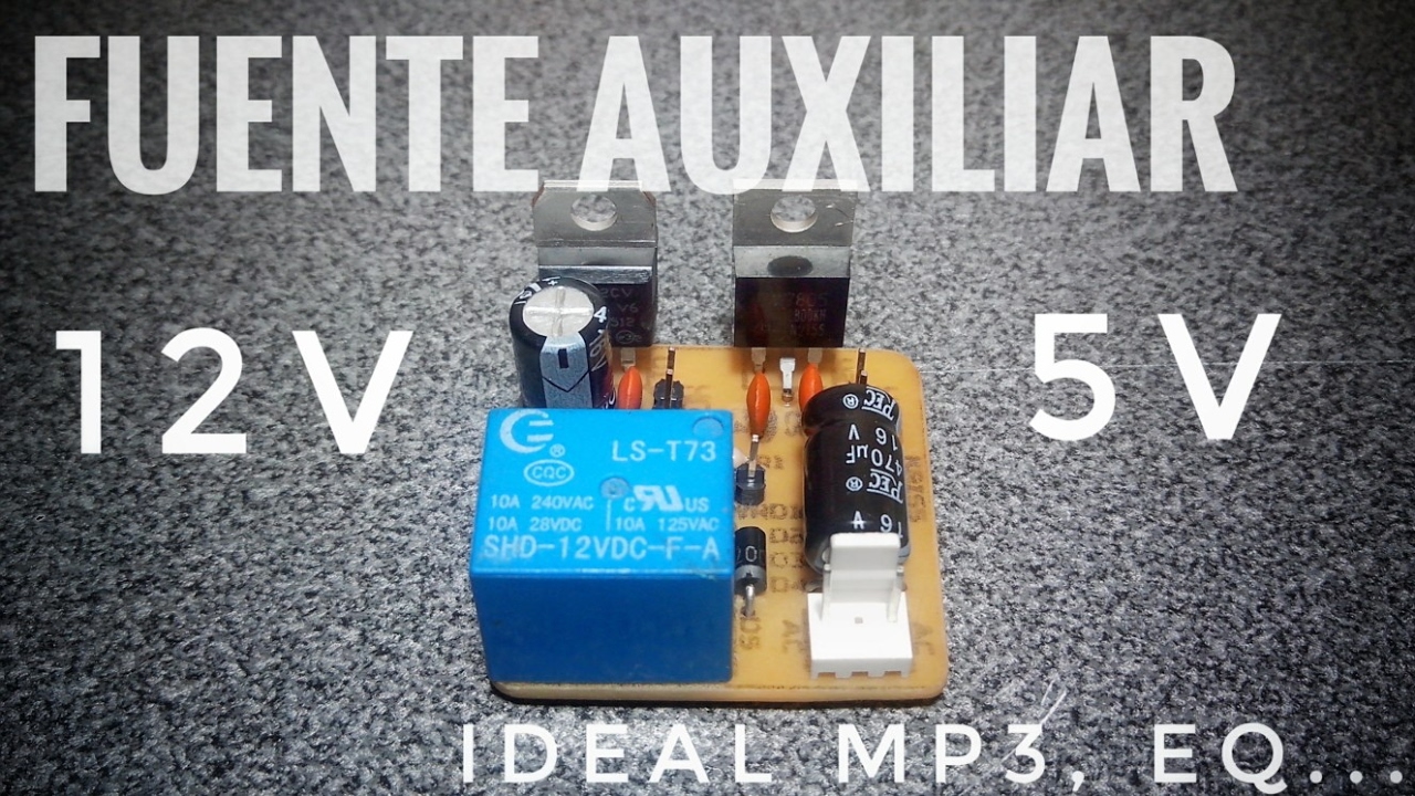 Amplificador de 100W con TDA7294 | Parte 3 | Fuente Auxiliar de 5 y 12V