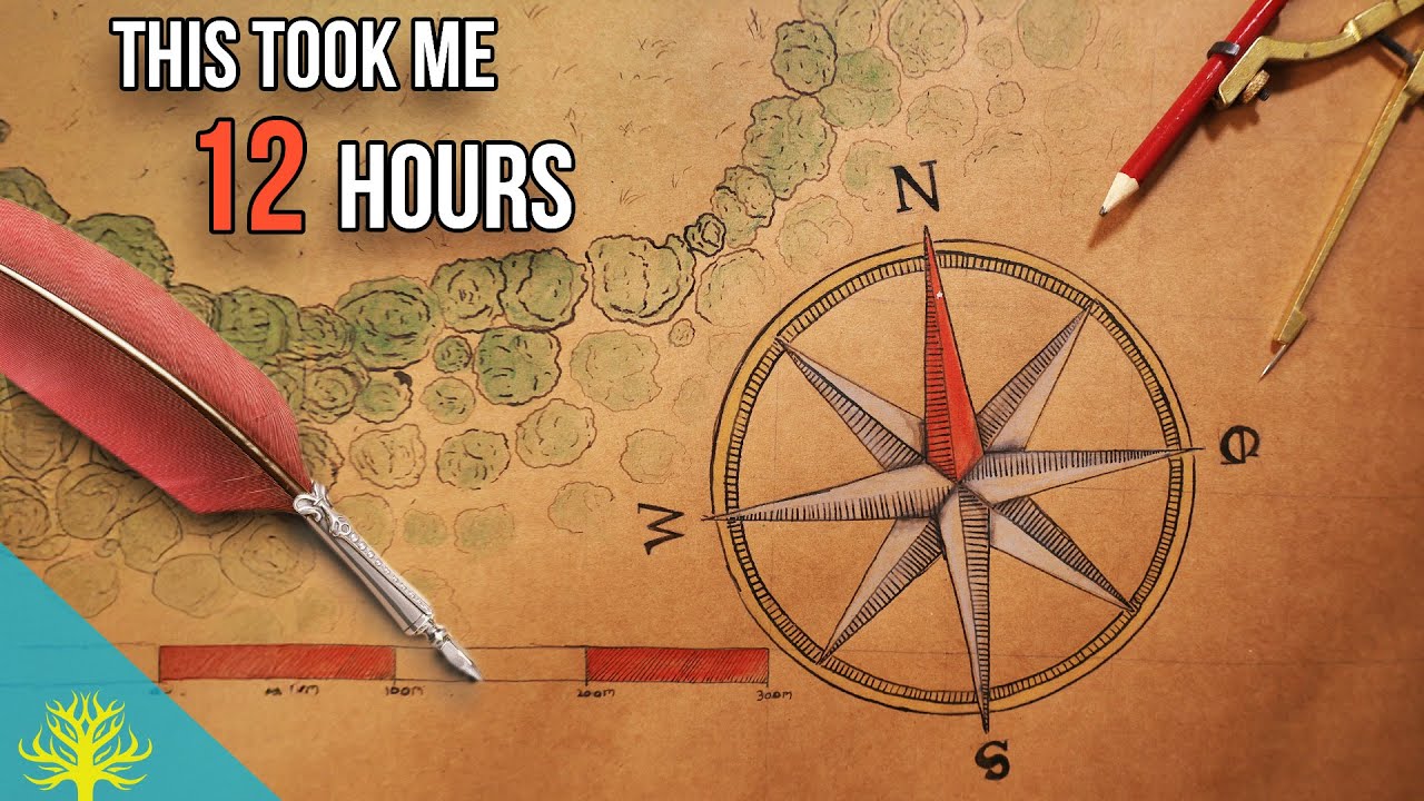 Drawing a Map With Only Medieval Tools