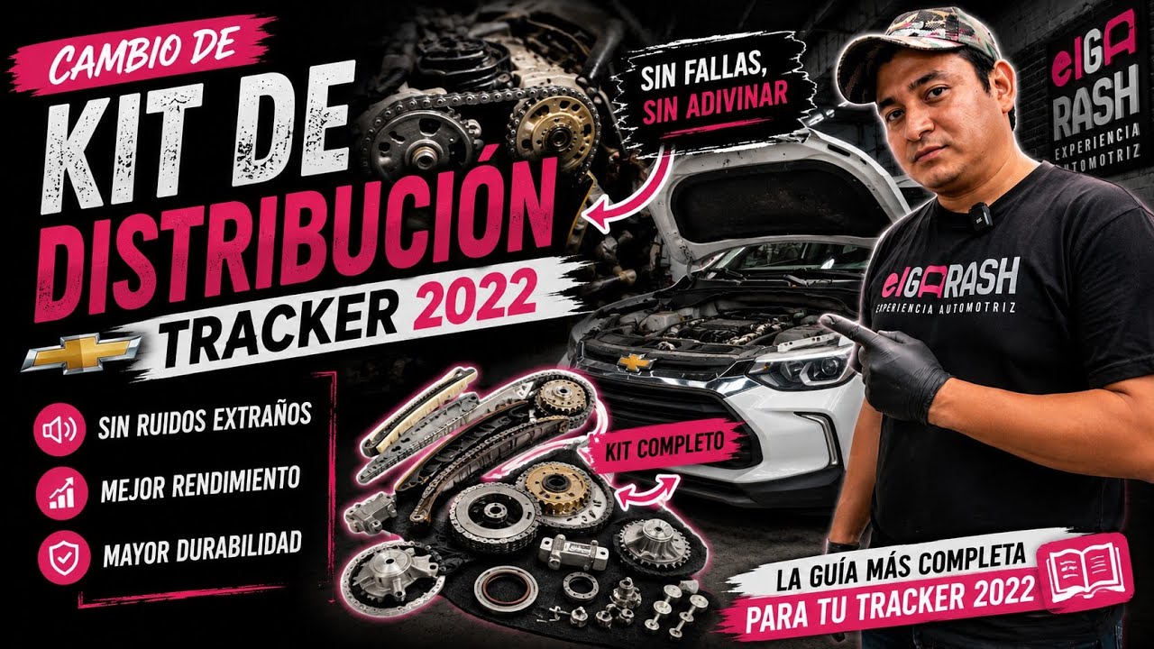 Chevrolet #Tracker 2022 / Cambio de kit de distribución #tallerautomotriz #mecánicaautomotriz