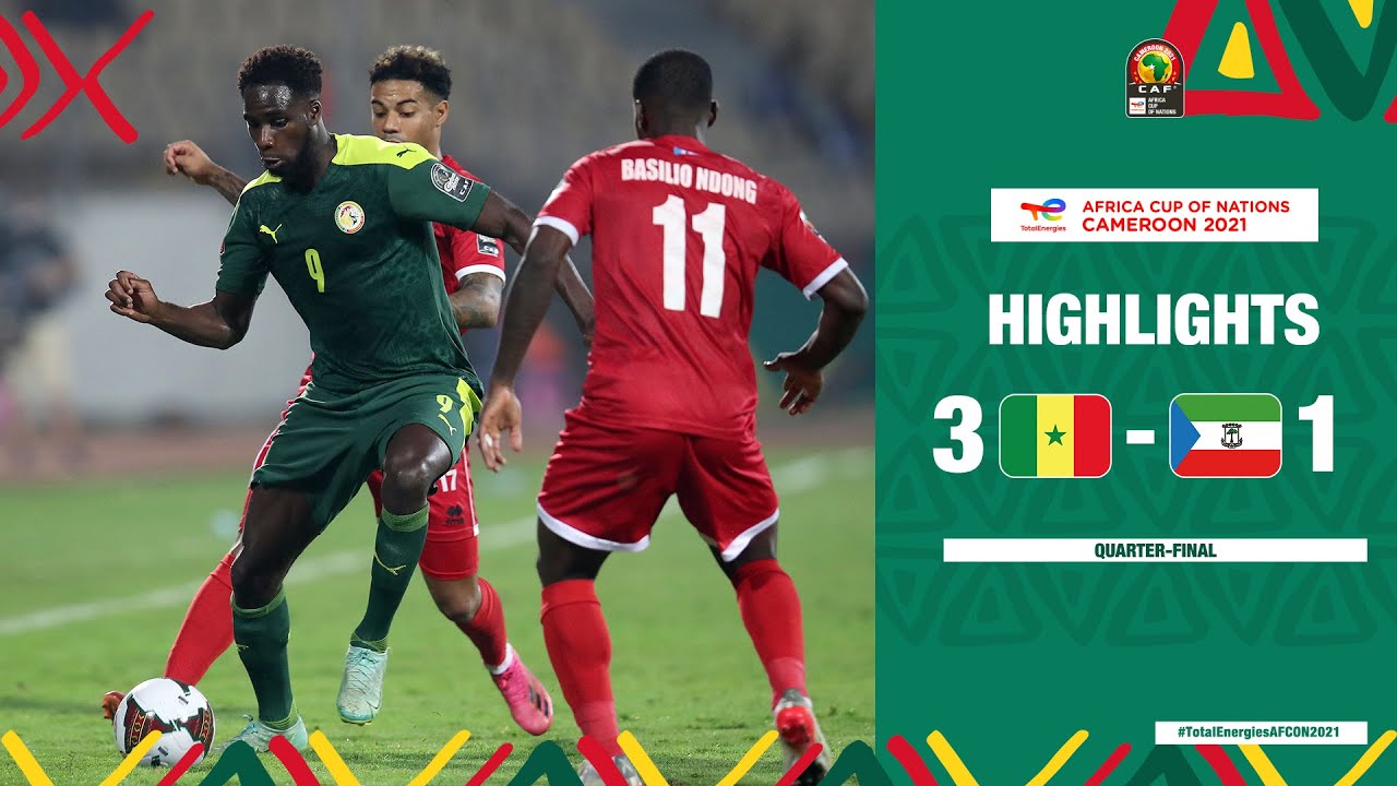 Senegal 🆚 Equatorial Guinea Highlights - #TotalEnergiesAFCON2021 Quarter Finals
