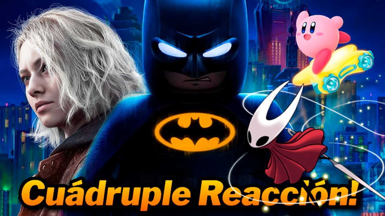 Cuádruple reacción Trailers Juegos! Silksong - Batman - RE Requiem - Kyrby! 