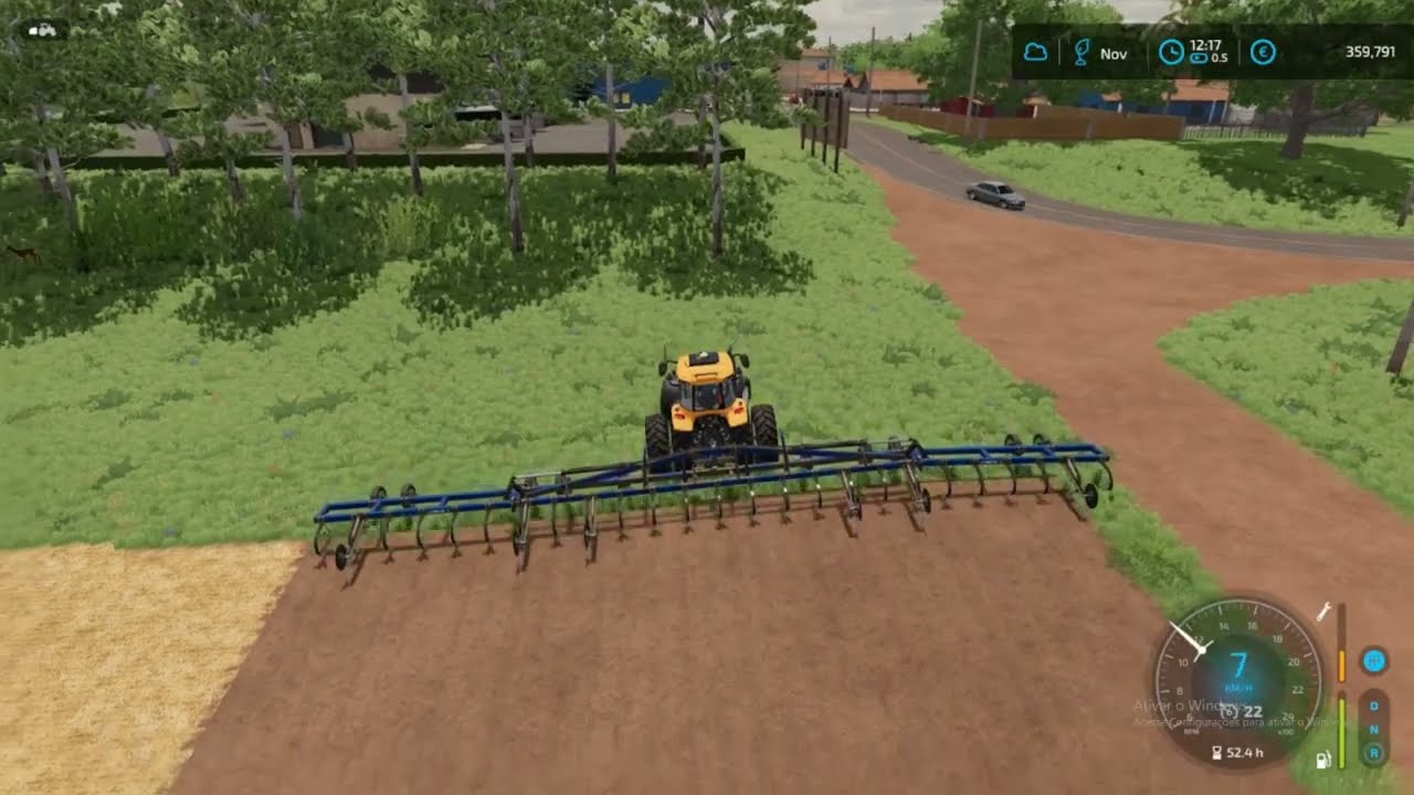 farming simulator 22 mp 163  ep 126 arando o campo