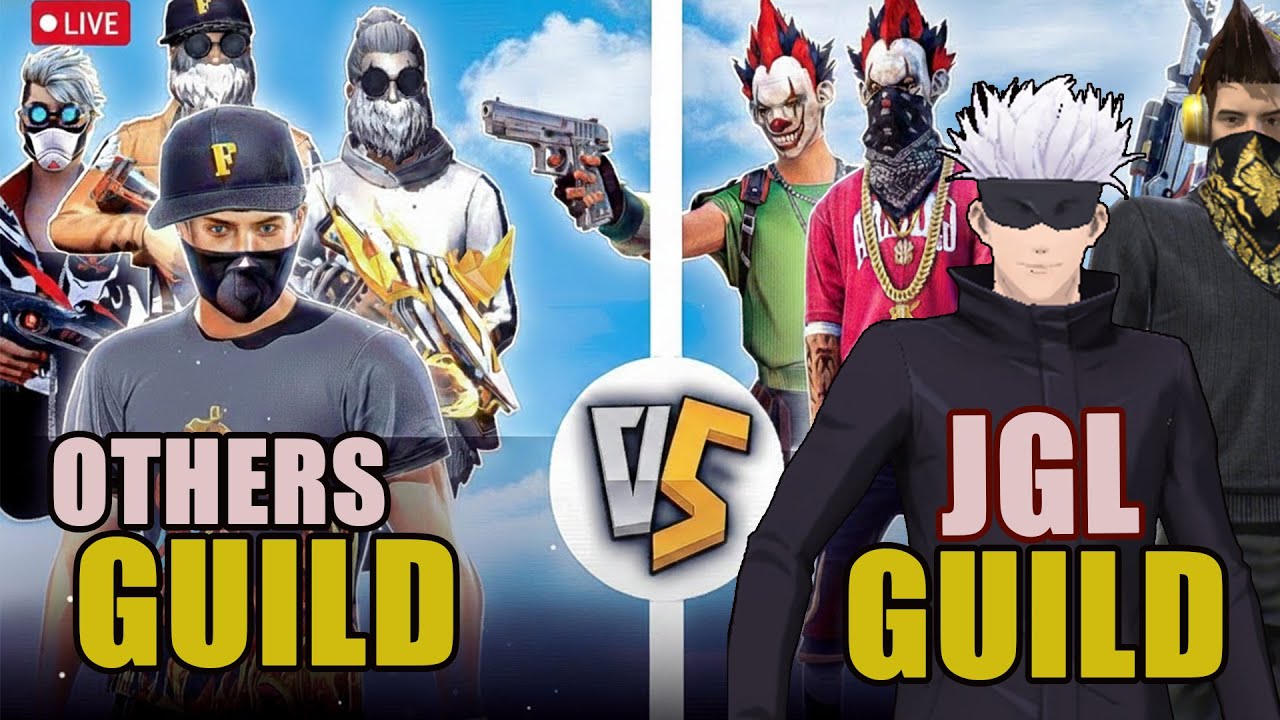 FREE FIRE NEPAL [BANGLADESH] SERVER  GUILD VS GUILD CUSTOM | J GAMER LIVE