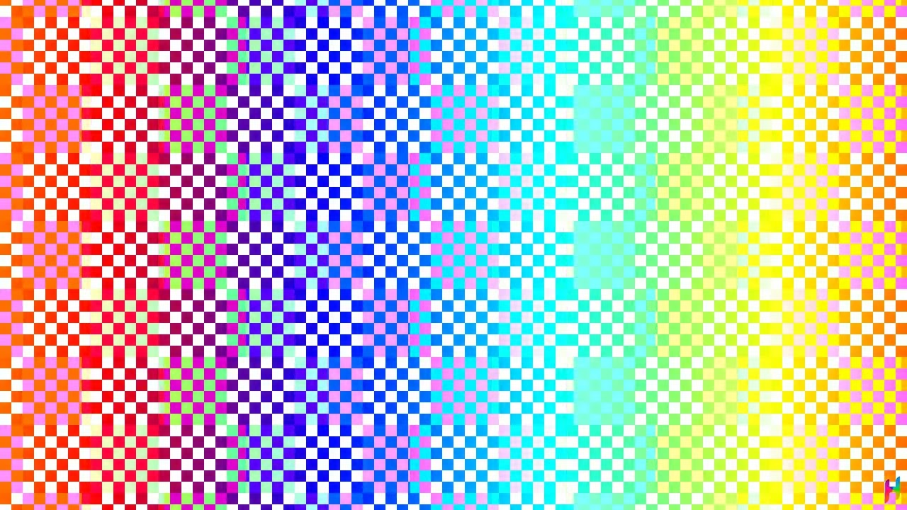 Hypnotic Rainbow Checkerboard Motion Background | Trippy Color Gradient Loop