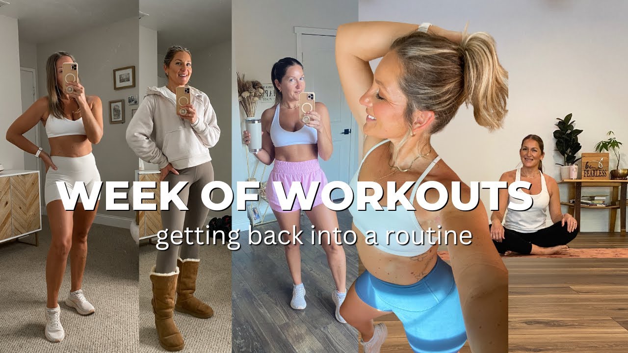 A Week of Workouts to Get Back on Track | Gentle Fitness for Women in Perimenopause