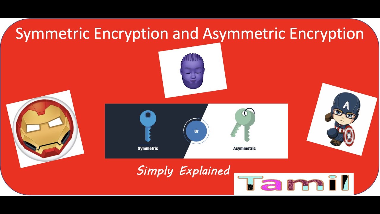 Simple Explanation on Symmetric and Asymmetric Encryption in ---TAMIL---