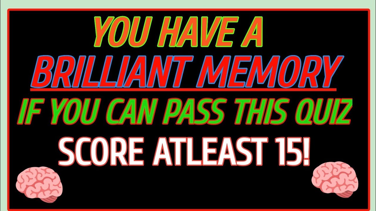 99% Fail This GK Challenge | IQ & Brain Test Quiz