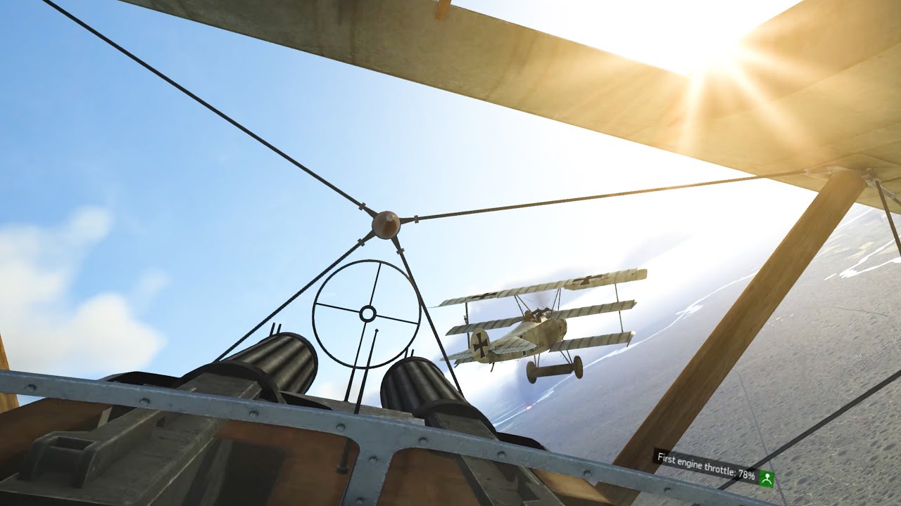 IL-2 Flying Circus [VR] - German Swarm (Sopwith Camel)