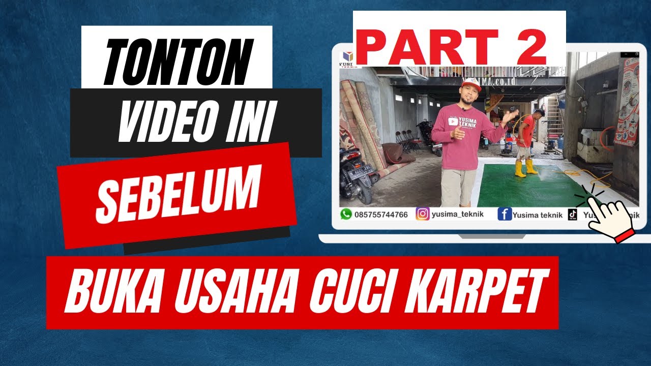 DETAIL PROSES CUCI KARPET UNTUK PEMULA TEKNIK CUCI KARPET PEMULA PART 2